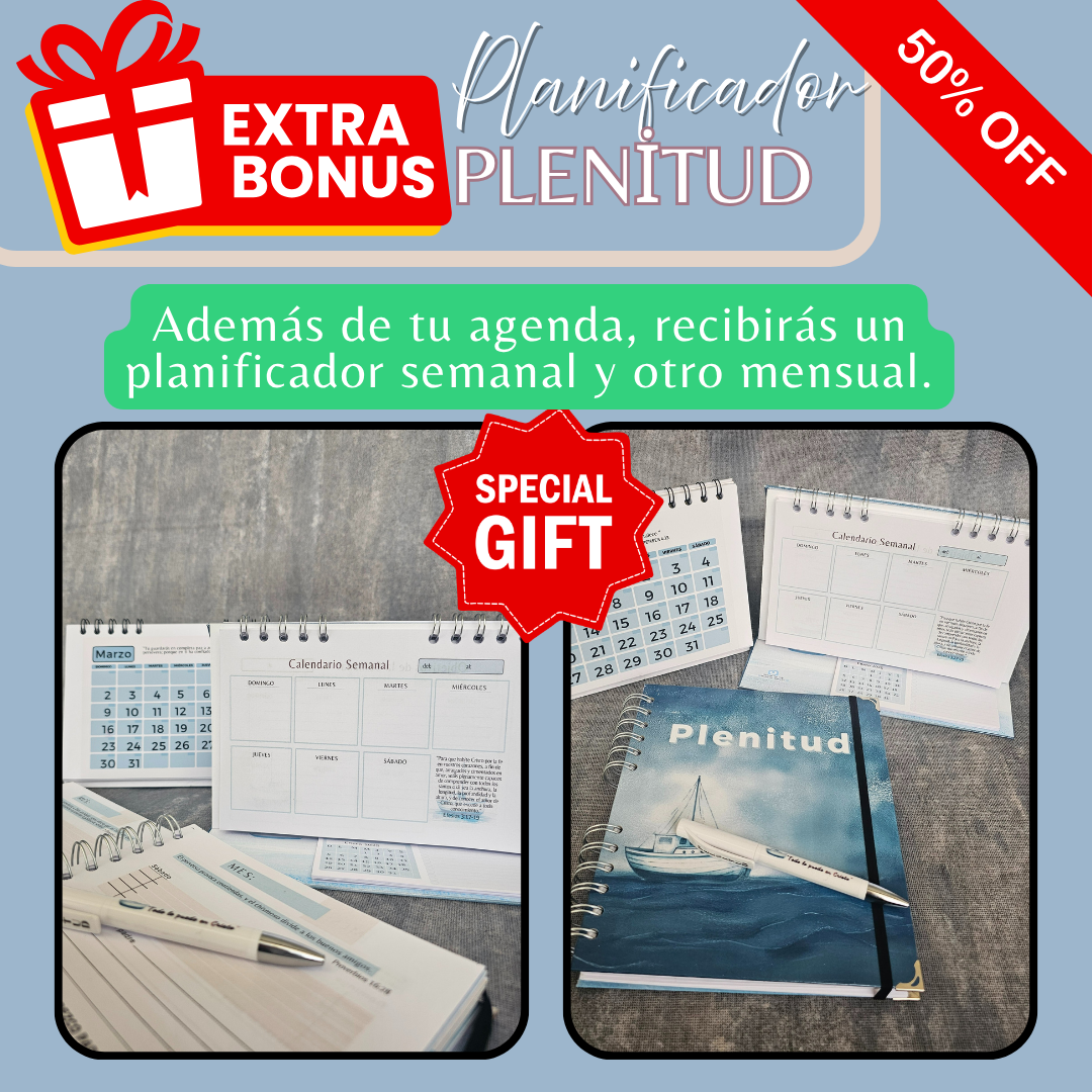 ✨ PLENITUD Planner – Transformar tu vida - Edición en ESPAÑOL