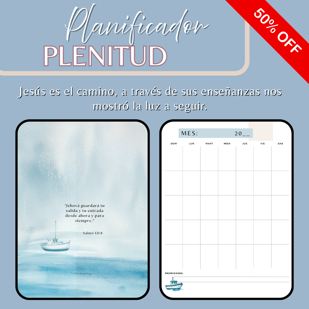 ✨ PLENITUD Planner – Transformar tu vida - Edición en ESPAÑOL